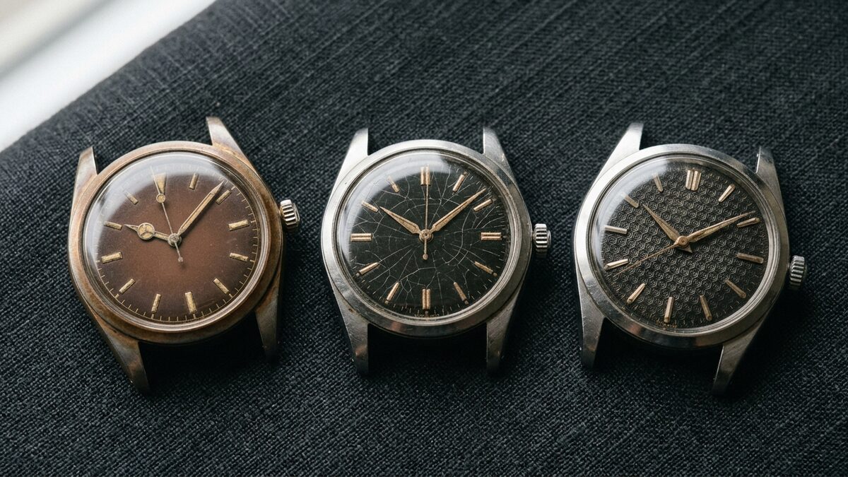 Dial Patina on Pre-Owned Watches: Tropical, Spider, and Honeycomb Explained